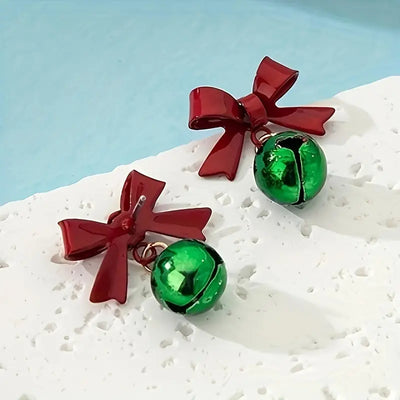 Christmas Bowknot Earrings
